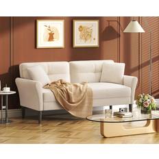 Furniture Kidirect Loveseat White Sofa 69" 3 Seater