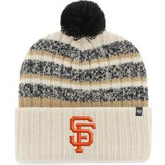 '47 Beanies '47 Men's Natural San Francisco Giants Tavern Cuffed Knit Hat with Pom