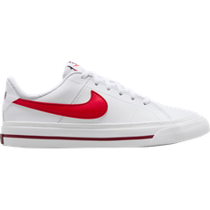 Indoor Sport Shoes Children's Shoes Nike Court Legacy GS - White/Team Red/Bright Crimson