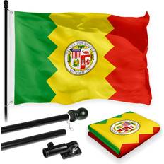 Flagpole Parts G128 Combo Pack: 6 Tangle Free City Flag