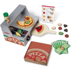 Food Toys Melissa & Doug Top & Bake Pizza Counter Play Set