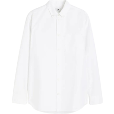 H&M Men White Regular Fit Oxford shirt