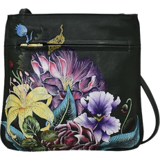 Anuschka Front Zip Crossbody Bag - Vintage Floral