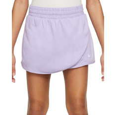 Nike Kid's Breezy Mid-Rise Skort with Brief Liner - Hydrangeas/White (FN9002-515)