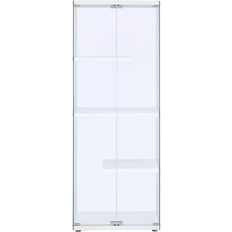 Doors Glass Cabinets Picket House Furnishings Maxwell Clear Glass Cabinet 25x68"