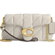 Coach Tabby Crossbody Wristlet With Pillow Quilting - Brass/Chalk