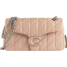 Coach Tabby Shoulder Bag 26 With Quilting - Nappa Leather/Silver/Buff