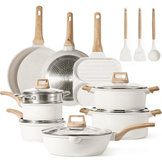 Carote Nonstick Cookware Set with lid 17 Parts