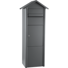 MEFA Pine Parcel Box 485 Ruko Lock - Grey