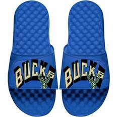 Sandals Islide Youth Royal Milwaukee Bucks Warped Sandals