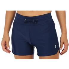 Sportswear Garment - Women Swimming Trunks Free Country Women's Drawstring Swim Short - Navy