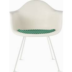 Herman Miller Armchairs Herman Miller Eames White/Checker Blue Gray/Emerald Armchair 31"