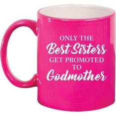 MIP The Best Sisters Get Promoted To Godmother Mug 11fl oz