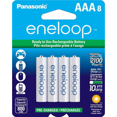 Panasonic Eneloop AAA Ni-MH 800mAh Rechargeable Batteries 8-pack