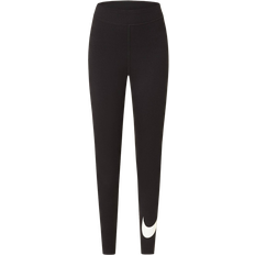 Nike Cotton - Women Tights Nike Sportswear Classics Women's High Waist Graphic Leggings - Black/Sail