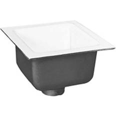 Full-Size Sinks Zurn 12 12 Acid Resisting Enamel Coated Floor Sink with 2 Connection Depth