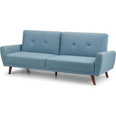 Julian Bowen MON514 Blue Sofa 221cm 3-Sitzer