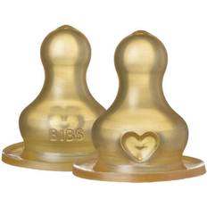 Bibs Bottle Nipple Medium Flow 2-pack