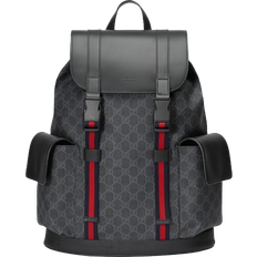 Gucci GG Supreme Backpack - Black/Grey