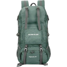 Waterproof Hiking Backpacks Lixada Mountaineering Travel Daypack 50L - Dark Green