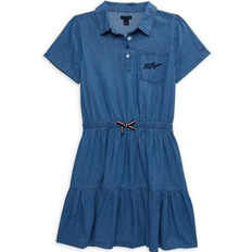 Tommy Hilfiger Girl's Denim A-Line Dress - Blue