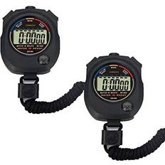 Stop Watches Pgzsy 2 Pack Multi-Function Electronic Digital Sport Stopwatch Timer, Large Display with Date Time and Alarm Function,Suitable for Sports Coaches Fitness Coaches and Referees