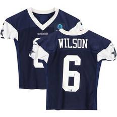 Sports Fan Products Fanatics Authentic Donovan Wilson Dallas Cowboys Practice-Used #6 Navy Jersey from 2023 NFL Season