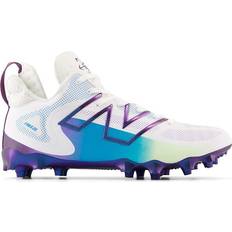 New Balance Women Baseball Shoes New Balance FreezeLX v4 Unity - White/Purple Fade/Coastal Blue