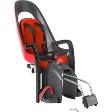 Hamax Bike Child Seats Hamax Caress Rear Child Bike Seat Frame Mount, Ultra-Shock Absorbing, Adjustable to Fit Kids Baby Through Toddler 9 mo 48.5 lb. Red/Red