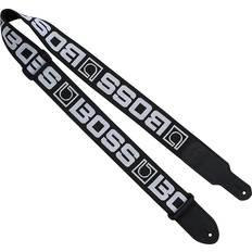 BOSS Straps BOSS Monogram Guitar Strap, Black/White Black/White