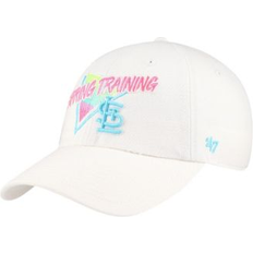 '47 Caps '47 Men's White St. Louis Cardinals 2024 Spring Training Vapor Wave Clean Up Adjustable Hat