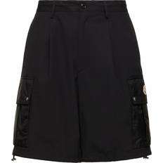 Moncler Herre Bukser & Shorts Moncler Cotton Cargo Shorts Black
