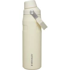 Water Containers Stanley 24 oz. AeroLight IceFlow Bottle with Fast Flow Lid, Cream Glimmer