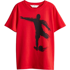 H&M Baumwoll-T-shirt mit Print - Rot (1118512038)