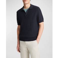 L - Men - Turtleneck Sweaters Vince Men's Crafted Rib Johnny Collar Shirt