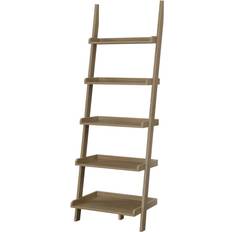 Convenience Concepts American Heritage Ladder Driftwood Book Shelf 72.8"