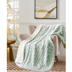 Royal Luxe Reversible Micromin Blankets Green (152.4x127)