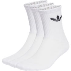 Adidas Originals Trefoil Cushion Crew Socks 3-pack - White