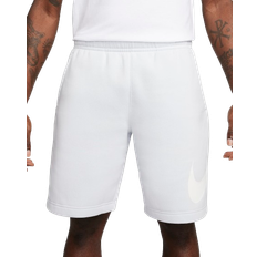 Nike Men's Sportswear Club Graphic Shorts - Pure Platinum/White