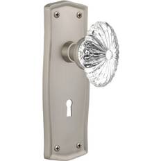 Door Handles Nostalgic Warehouse Vintage Fluted Crystal Flower Knob 1