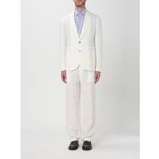 White Suits Emporio Armani Suit Men colour Yellow Cream