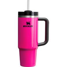 Kitchen Accessories Stanley Quencher H2.0 FlowState Electric Pink Travel Mug 30fl oz