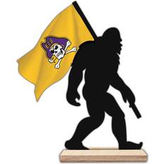 Fan Creations ECU Pirates 18'' Team Logo Bigfoot Silhouette Desktop Art