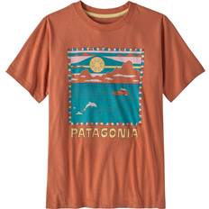 Patagonia Kid's Graphic T-shirt - Summit Swell/Sienna Clay (62146)
