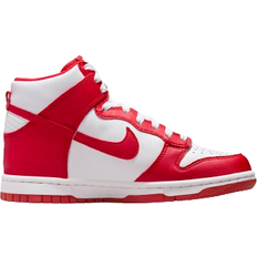 Nike Dunk High GS - White/University Red