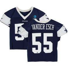 Sports Fan Products Fanatics Authentic Leighton Vander Esch Dallas Cowboys Practice-Used #55 Navy Jersey from 2023 NFL Season