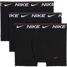 Running Men's Underwear Nike Men's Dri-FIT Ultra Comfort Trunks 3-pack - Black