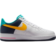 Orange and blue shoes Nike Air Force '07 M - White/Racer Pink/Thunder Blue/Dusty Cactus/Laser Orange