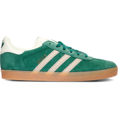 Children's Shoes Adidas Junior Gazelle - Wonder Beige/Gold Metallic/Collegiate Green