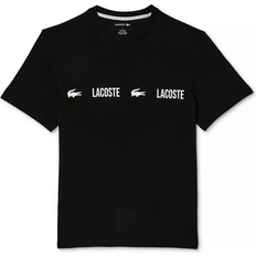 Lacoste Men T-shirts Lacoste Men's Logo Band Underwear T-Shirt - Black